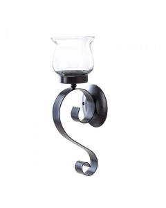 SCROLLING CANDLE SCONCE